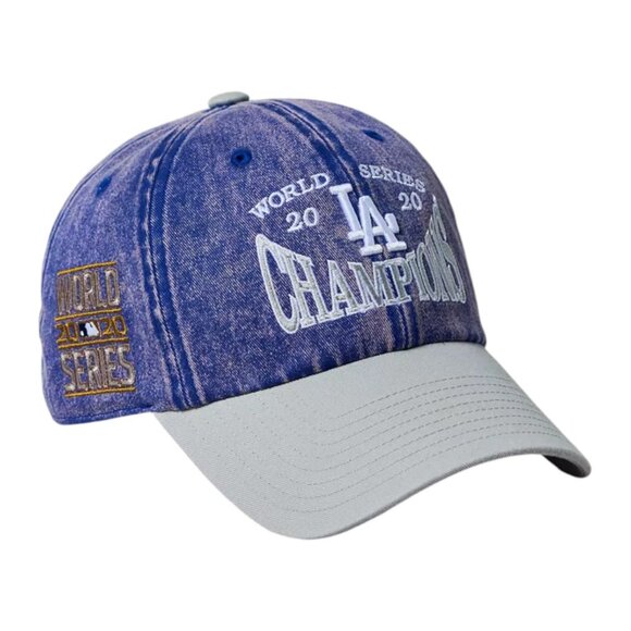 Mitchell & Ness Other - Mitchell & Ness Los Angeles Dodgers Denim Champions Adjustable Strapback Dad Hat